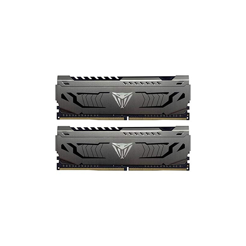 Patriot Memory Kit de Mémoire Haute Performance Viper Steel DDR4 3600 MHz 32Go (2x16Go) C18 Gris Patriot Memory Kit de Mémoire Haute Performance Viper Steel DDR4 3600 MHz 32Go (2x16Go) C18 Gris