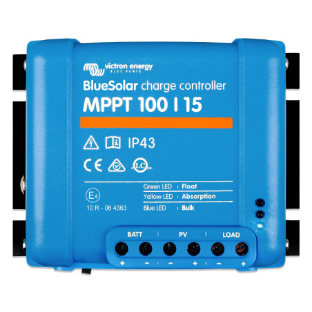 Victron Energy BlueSolar MPPT 100V 15 amp 12/24-Volt Contrôleur de Charge Solaire