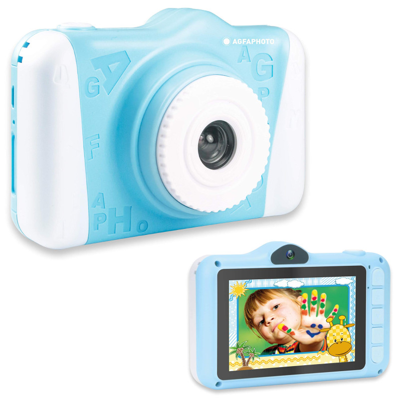 AGFA Photo Realikids Cam 2 - Appareil Photo Enfant, Mode Selfie, Photo & Vidéo, Écran LCD 3,5'', Filtres Photo, Batterie Lithium AGFA Photo Realikids Cam 2 - Appareil Photo Enfant, Mode Selfie, Photo & Vidéo, Écran LCD 3,5'', Filtres Photo, Batterie Lithium