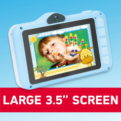 AGFA Photo Realikids Cam 2 - Appareil Photo Enfant, Mode Selfie, Photo & Vidéo, Écran LCD 3,5'', Filtres Photo, Batterie Lithium