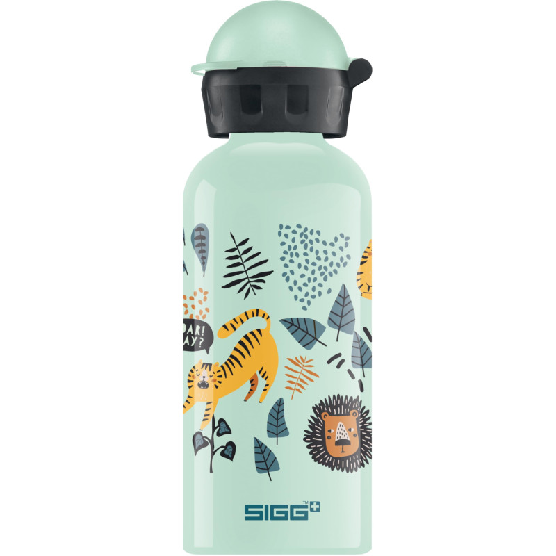 Sigg - Gourde Enfant En Aluminium - KBT Jungle - Pour l'École et le Sport - Étanche & Légère - Sans BPA - Certifiée Neutre En CO