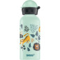 Sigg - Gourde Enfant En Aluminium - KBT Jungle - Pour l'École et le Sport - Étanche & Légère - Sans BPA - Certifiée Neutre En CO
