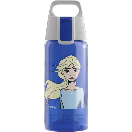 Sigg - Gourde Enfant - Viva One Elsa II (Disney) - Convient Aux Boissons Gazeuses - Étanche - Lavable Au Lave-Vaisselle - Sans B