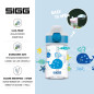 Sigg - Gourde Enfant avec Paille En Tritan - Miracle Ocean - Étanche - Passe au Lave-Vaisselle & Micro-ondes - Résiste aux Chocs