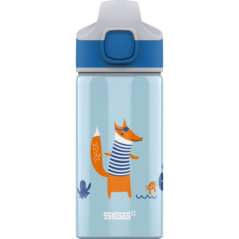 Sigg - Gourde Enfant avec Paille En Aluminium - Miracle Fox - Étanche - Poids Plume - Sans BPA - Certifiée Neutre En CO2 - École Sigg - Gourde Enfant avec Paille En Aluminium - Miracle Fox - Étanche - Poids Plume - Sans BPA - Certifiée Neutre En CO2 - École