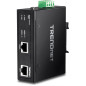 TRENDnet, TI-IG30, Injecteur Gigabit PoE industriel renforcé, rail DIN, montage mural, boîtier IP30, supports rail DIN et muraux TRENDnet, TI-IG30, Injecteur Gigabit PoE industriel renforcé, rail DIN, montage mural, boîtier IP30, supports rail DIN et muraux