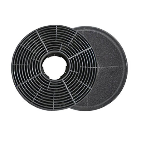 Respekta Filtre à Charbon Actif pour Hottes Aspirantes - Lot de 2 - Filtre à Charbon pour Mode Recyclage - MIZ 0058 N