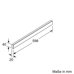 Siemens LZ49561 Accessoire pour hotte Guidon