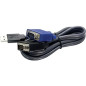 Trendnet - Câble KVM USB/VGA 4,50M TK-CU15 Trendnet - Câble KVM USB/VGA 4,50M TK-CU15