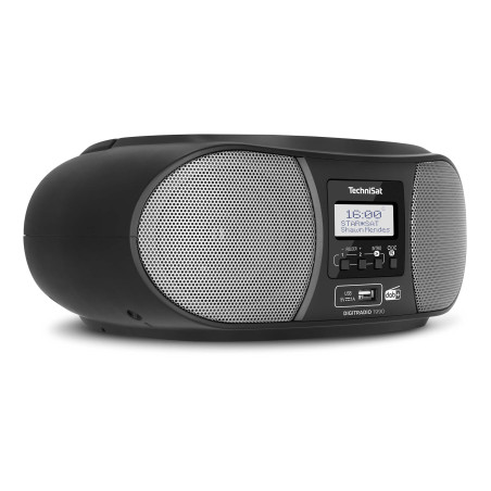TechniSat DIGITRADIO 1990 - stéréo Boombox avec Radio Dab + / FM et Lecteur CD (Streaming Audio Bluetooth, Connexion Casque, USB