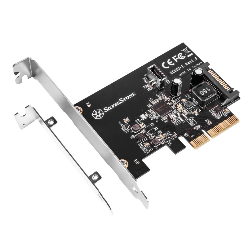 Silverstone SST-ECU02-E - SuperSpeed 2X USB 3.1 Interne Gen2, Carte d'extension PCI-E Version 2.0 x2, 16 Gbps, Prise en Charge d Silverstone SST-ECU02-E - SuperSpeed 2X USB 3.1 Interne Gen2, Carte d'extension PCI-E Version 2.0 x2, 16 Gbps, Prise en Charge d