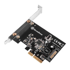 Silverstone SST-ECU02-E - SuperSpeed 2X USB 3.1 Interne Gen2, Carte d'extension PCI-E Version 2.0 x2, 16 Gbps, Prise en Charge d