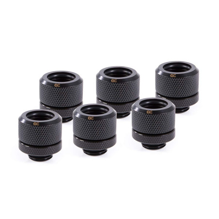 Alphacool Accessoire de matériel de Refroidissement Noir - Connecteur de Refroidissement à Eau - 22.2 mm - Compatible avec Ordin