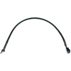 Phobya Adaptateur 3 Broches (Femelle) vers 4 Broches PWM (Mâle) 30cm - Noir Câbles Câbles de Ventilateur & Adapter