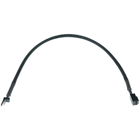 Phobya Adaptateur 3 Broches (Femelle) vers 4 Broches PWM (Mâle) 30cm - Noir Câbles Câbles de Ventilateur & Adapter