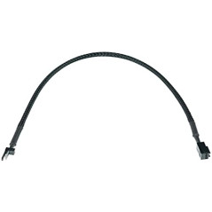 Phobya Adaptateur 3 Broches (Femelle) vers 4 Broches PWM (Mâle) 30cm - Noir Câbles Câbles de Ventilateur & Adapter