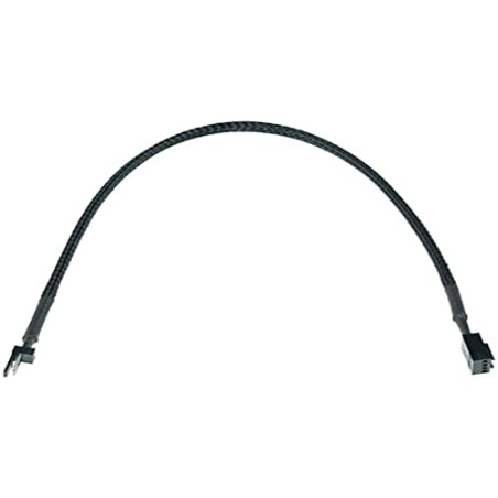 Phobya Adaptateur 3 Broches (Femelle) vers 4 Broches PWM (Mâle) 30cm - Noir Câbles Câbles de Ventilateur & Adapter