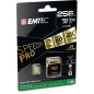EMTEC - Carte microSD UHS-I U3 V30 A1 - 256 GB, 256 Go - ECMSDM256GXC10SP - Gamme Speedin - Avec adaptateur - Vitesse de lecture EMTEC - Carte microSD UHS-I U3 V30 A1 - 256 GB, 256 Go - ECMSDM256GXC10SP - Gamme Speedin - Avec adaptateur - Vitesse de lecture