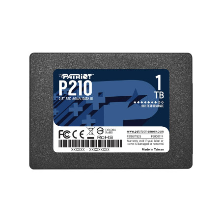 Patriot P210 SSD 1To SATA III Disque Solide Interne 2.5" - P210S1TB25