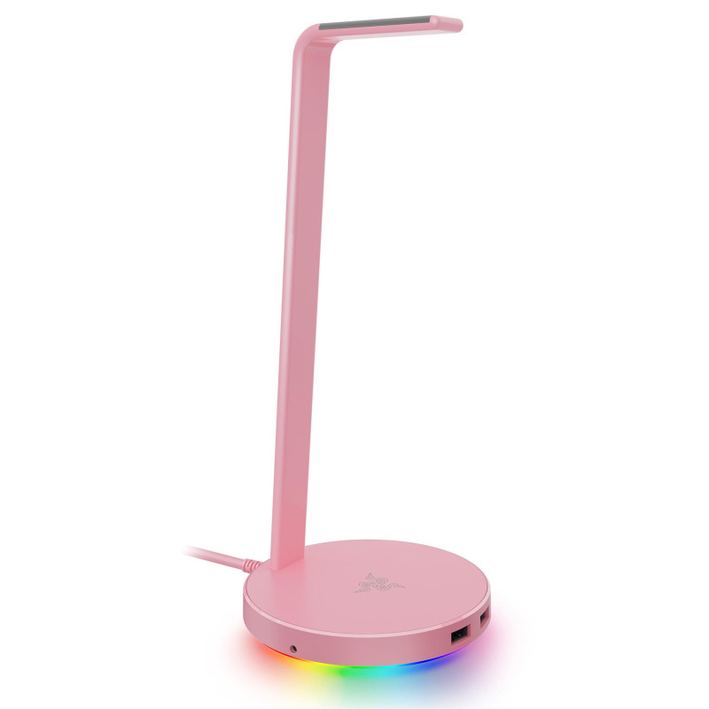 Razer Base Station V2 Chroma - Support de Casque USB Hub: Éclairage Chroma RGB - 2 Ports USB 3.1 - Base antidérapante - Conçu po Razer Base Station V2 Chroma - Support de Casque USB Hub: Éclairage Chroma RGB - 2 Ports USB 3.1 - Base antidérapante - Conçu po