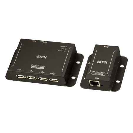 ATEN UCE3250 Extendeur USB 2.0 Cat.5 50m Hub metal 4 ports