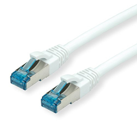 Value Cordon LAN Cat 6A | Component Level | Câble réseau S/FTP Ethernet avec connecteur RJ45 | blanc 20 m