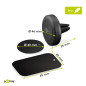 Goobay Universal magnetic holder set, black - for simple, secure attachment in the car Universal magnetic holder set for simple, Goobay Universal magnetic holder set, black - for simple, secure attachment in the car Universal magnetic holder set for simple,