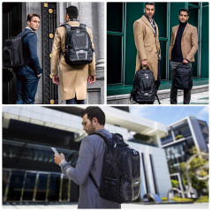 Everki Concept 2 sac à dos ordinateur professionnel – sac de voyage homme, compatible 17,3", 30 L, sac business durable en nylon