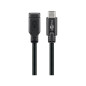 Goobay 45393 Rallonge USB-C USB 3.1 1re Génération, Noir Goobay 45393 Rallonge USB-C USB 3.1 1re Génération, Noir