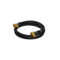 goobay Câble D'Antenne SAT (Type 135 dB), Blindé 4 Fois, Noir, 3m Longueur - 70578 goobay Câble D'Antenne SAT (Type 135 dB), Blindé 4 Fois, Noir, 3m Longueur - 70578
