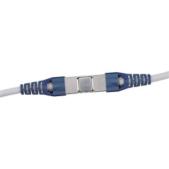 goobay ADAPTADOR DE RED RJ45 CAT 6A [1X LSA - 1X LSA] GRIS, AZUL