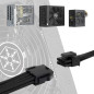 SilverStone Technology SST-PP07E-EPS8B - 30cm EPS 8pin vers EPS/ATX 4+4pin Cable d'extension manchonné, Noir SilverStone Technology SST-PP07E-EPS8B - 30cm EPS 8pin vers EPS/ATX 4+4pin Cable d'extension manchonné, Noir