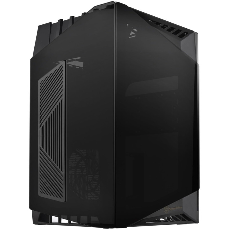 SilverStone Technology LD03-AF Boîtier Mini-ITX Version Airflow Verre trempé à Quatre côtés Ventilateur de 120 mm x 2 pré-instal SilverStone Technology LD03-AF Boîtier Mini-ITX Version Airflow Verre trempé à Quatre côtés Ventilateur de 120 mm x 2 pré-instal