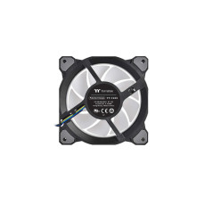 Thermaltake CL-F088-PL12SW-C Ventilateur, Refroidisseur et radiateur Boitier PC 12 cm Noir, Blanc