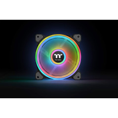 Thermaltake CL-F088-PL12SW-C Ventilateur, Refroidisseur et radiateur Boitier PC 12 cm Noir, Blanc