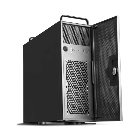 Silverstone SST-RM42-502 - Boîtier de Serveur rackable 4U, Compatible avec Le Refroidissement par Eau (240 m), Prend en Charge M