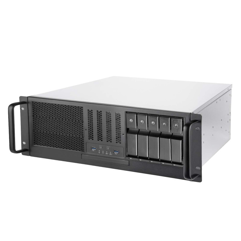 SilverStone Technology SST-RM41-H08 - Châssis de Serveur monté en Rack 4U, Prend en Charge jusqu'à SSI-CEB M/B et ATX (PS2) / Mi SilverStone Technology SST-RM41-H08 - Châssis de Serveur monté en Rack 4U, Prend en Charge jusqu'à SSI-CEB M/B et ATX (PS2) / Mi