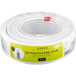 goobay 49761 Câble satellite coaxial 120 dB quadruple blindage CCS Blanc 20 m goobay 49761 Câble satellite coaxial 120 dB quadruple blindage CCS Blanc 20 m