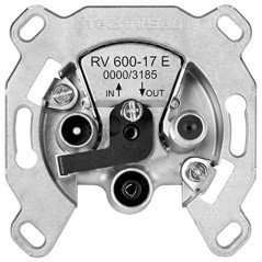 TechniSat TECHNIPRO RV 600-17E Prise de Passage Satellite pour installations à câble Unique avec atténuation de Couplement de 17
