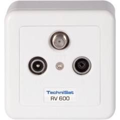 TechniSat TechniPro RV 600-13 Boîte de Sortie Blanc – Caisse enregistreuse