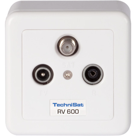 TechniSat TechniPro RV 600-13 Boîte de Sortie Blanc – Caisse enregistreuse