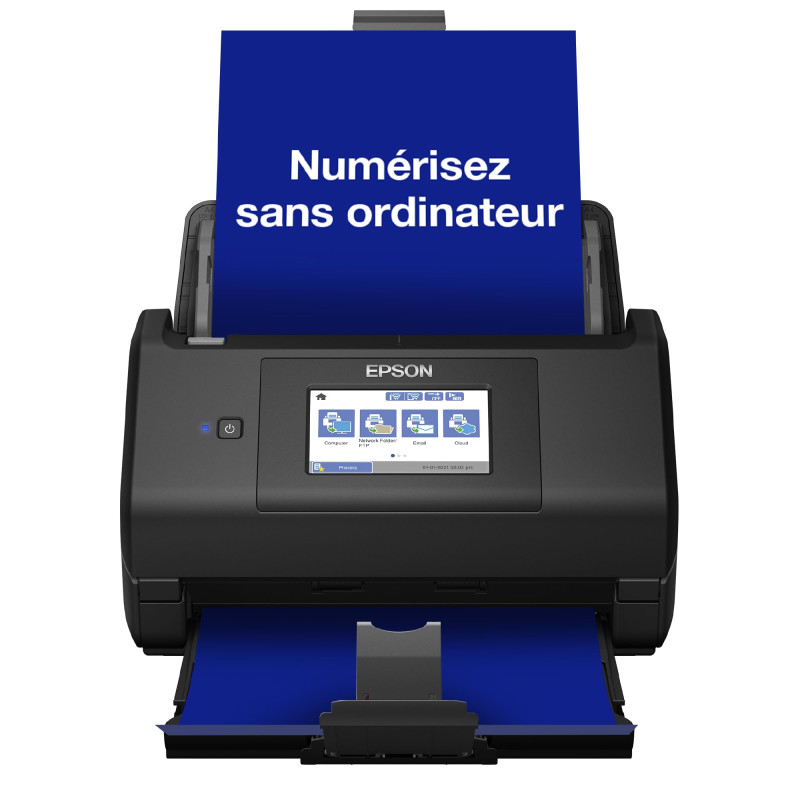 EPSON WorkForce ES-580W | Scanner de documents - 600 DPI, 35ppm/70ipm, A4, recto-verso, pas de PC nécessaire, ADF 100 feuilles, EPSON WorkForce ES-580W | Scanner de documents - 600 DPI, 35ppm/70ipm, A4, recto-verso, pas de PC nécessaire, ADF 100 feuilles,