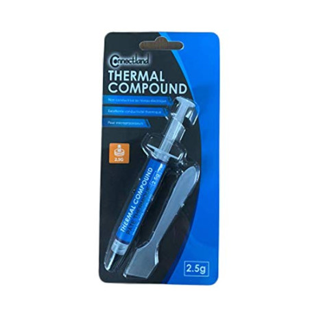 Pâte thermique 2.5g argentée pour processeur Connectland
