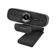 LogiLink UA0378 Webcam USB de conférence HD Objectif Grand Angle 100 ° Double Microphone avec réduction du Bruit avec Mise au Po