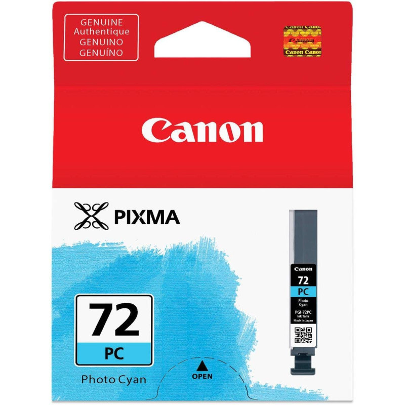 Canon PGI-72 Cartouche PC Photo Cyan (Emballage carton) a l'unité