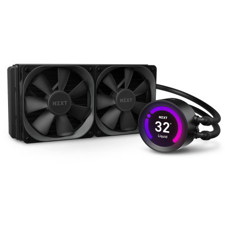 NZXT Kraken Z53 240 mm - RL-KRZ53-01 - Kit Watercooling All-In-One pour CPU - Écran LCD personnalisable - Connecteur RGB - Venti