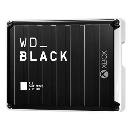 WD_BLACK P10 pour Xbox 4 To, Disque dur Externe Portable, des vitesses allant jusqu'à 130 Mo/s, Une abonnement d'un mois au Xbox