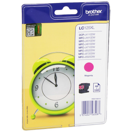 Brother LC-125XLMBP Cartouche d'Encre Magenta Blister