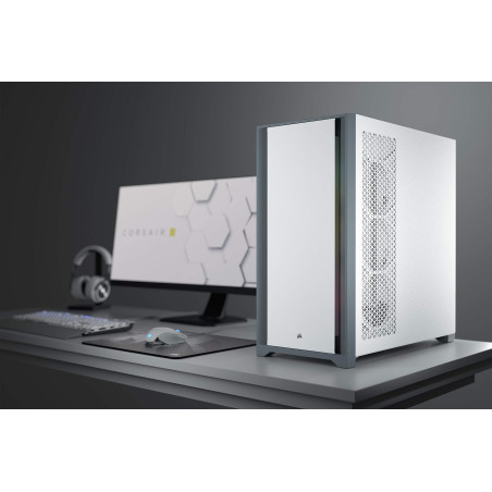 Corsair 5000D Tempered Glass Midi Tower Blanc