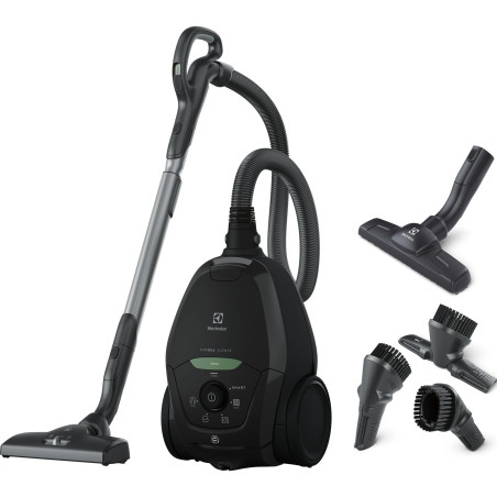 Electrolux Pure D8 GREEN, Aspirateur Traineau avec sac, Incroyablement Silencieux, 57dB, Ecoresponsable, 75% de matériaux recycl
